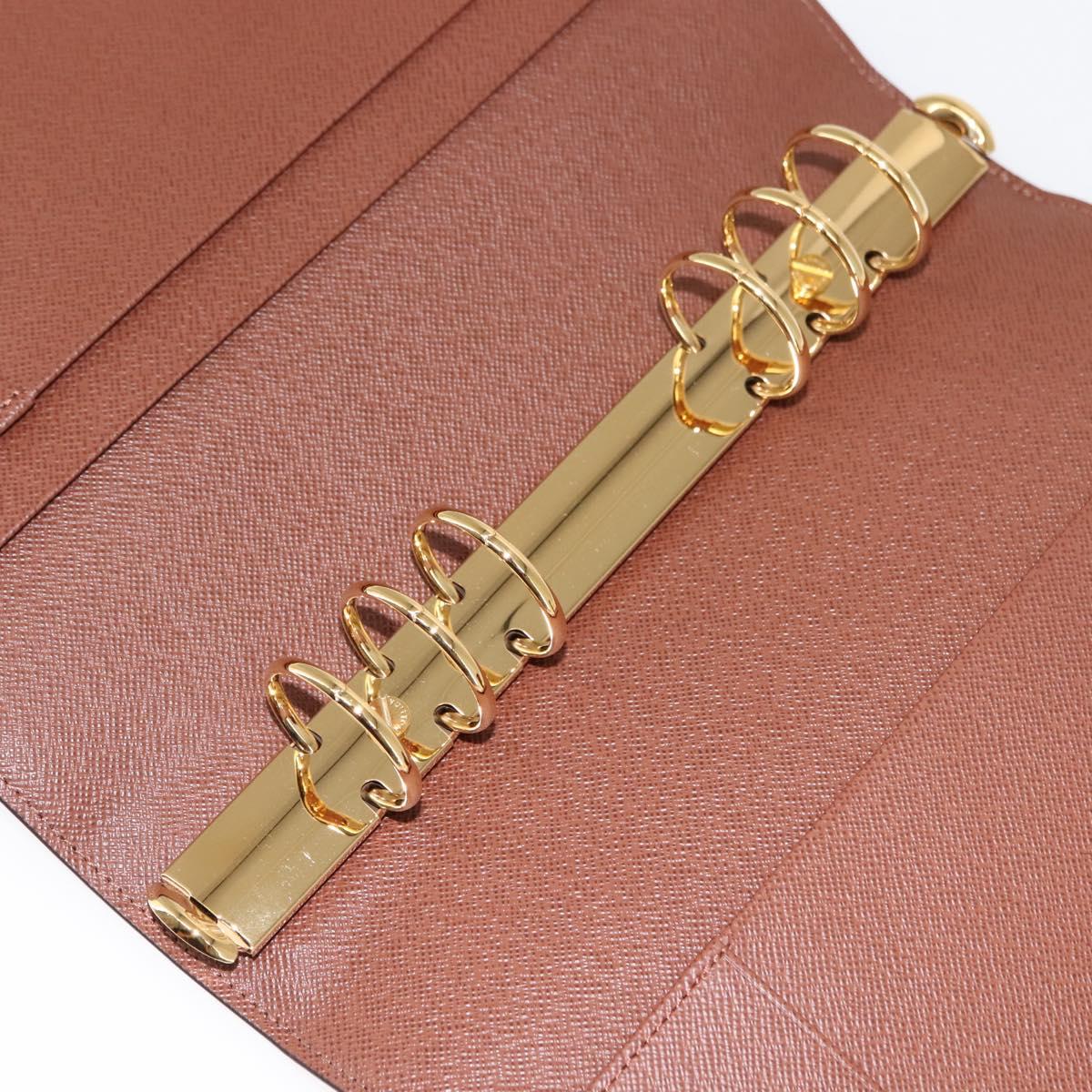 LOUIS VUITTON Monogram Agenda GM Day Planner Cover R20006 LV Auth BA6973