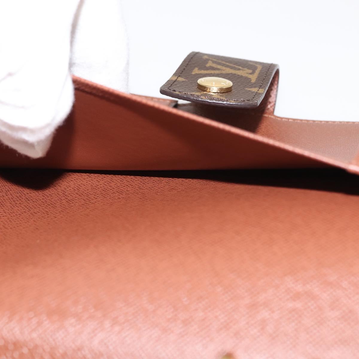 LOUIS VUITTON Monogram Agenda GM Day Planner Cover R20006 LV Auth BA6973