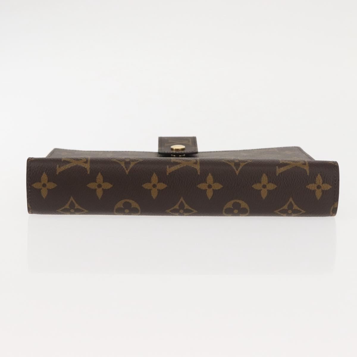 LOUIS VUITTON Monogram Agenda GM Day Planner Cover R20006 LV Auth BA6973