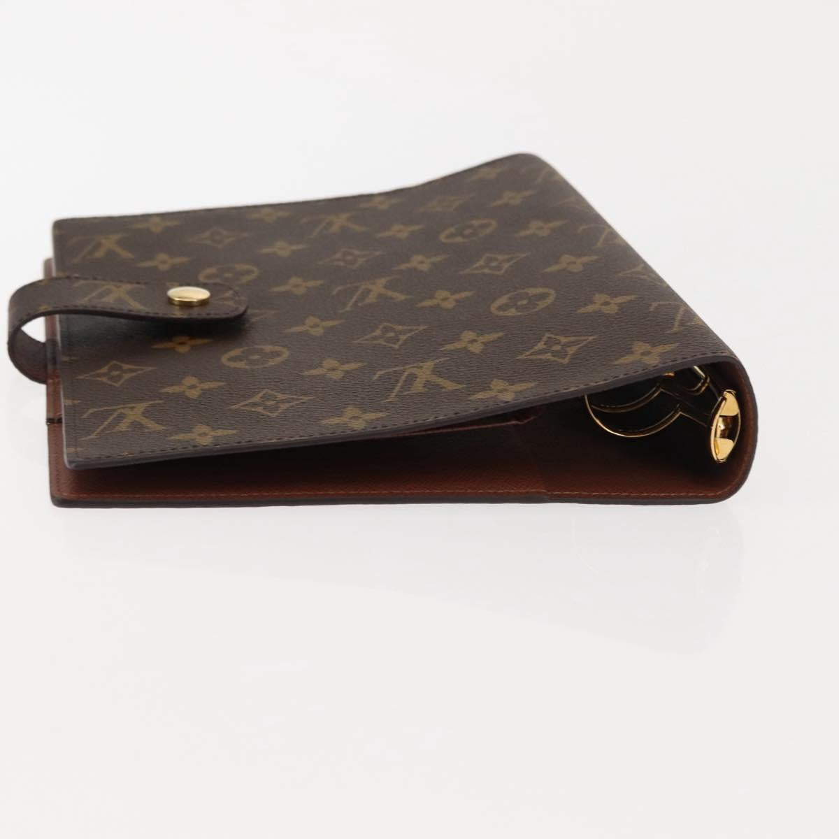 LOUIS VUITTON Monogram Agenda GM Day Planner Cover R20006 LV Auth BA6973