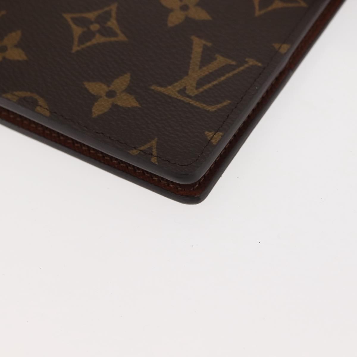 LOUIS VUITTON Monogram Agenda GM Day Planner Cover R20006 LV Auth BA6973
