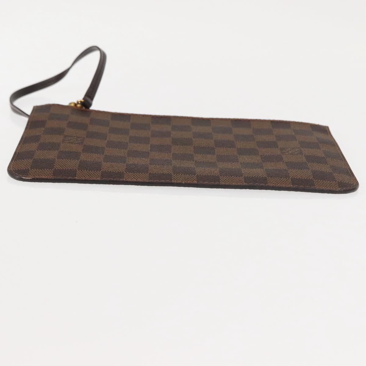 LOUIS VUITTON Damier Ebene Neverfull MM Pouch Accessory Pouch LV Auth BA6975