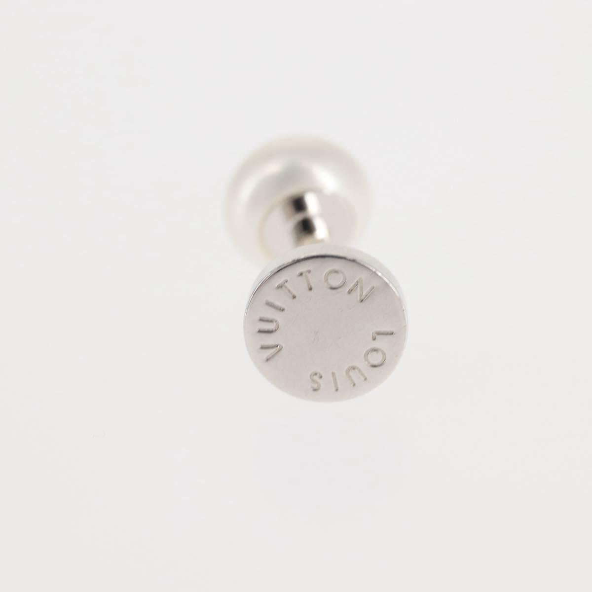 LOUIS VUITTON Damier Ebene Cuff Case Ag925 Silver LV Auth BA6977