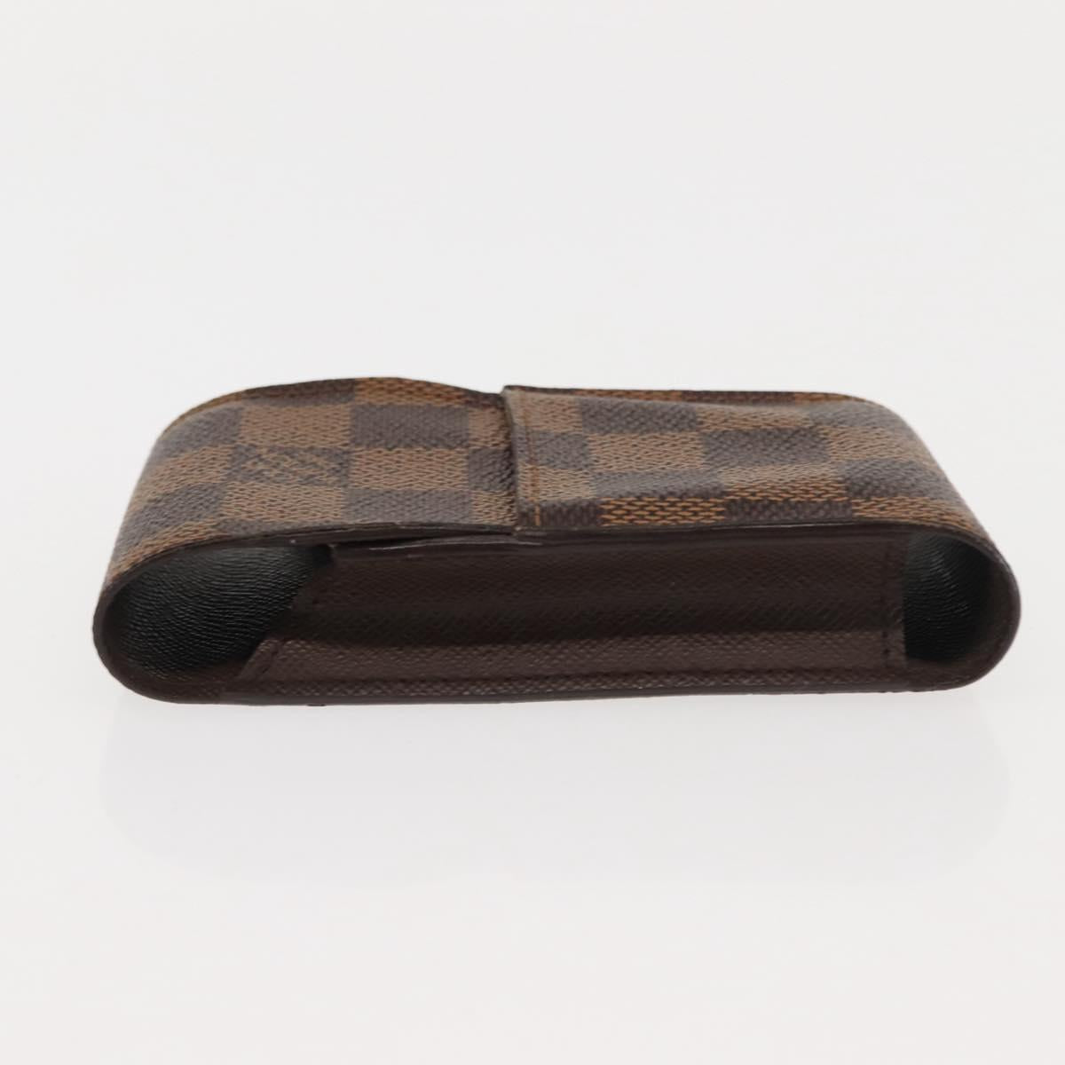 LOUIS VUITTON Damier Ebene Etui Cigarette Case N63024 LV Auth BA6978