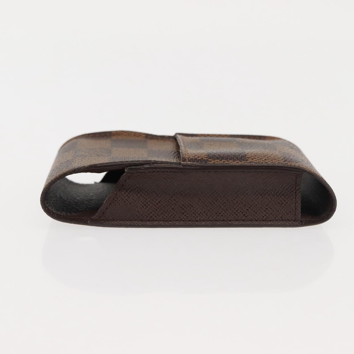 LOUIS VUITTON Damier Ebene Etui Cigarette Case N63024 LV Auth BA6979