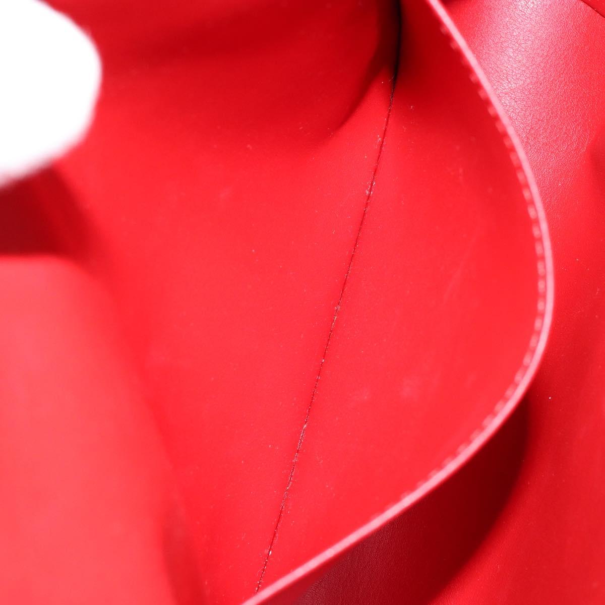 LOUIS VUITTON Monogram Vernis Thompson Street Bag Red M91094 Auth BA6993