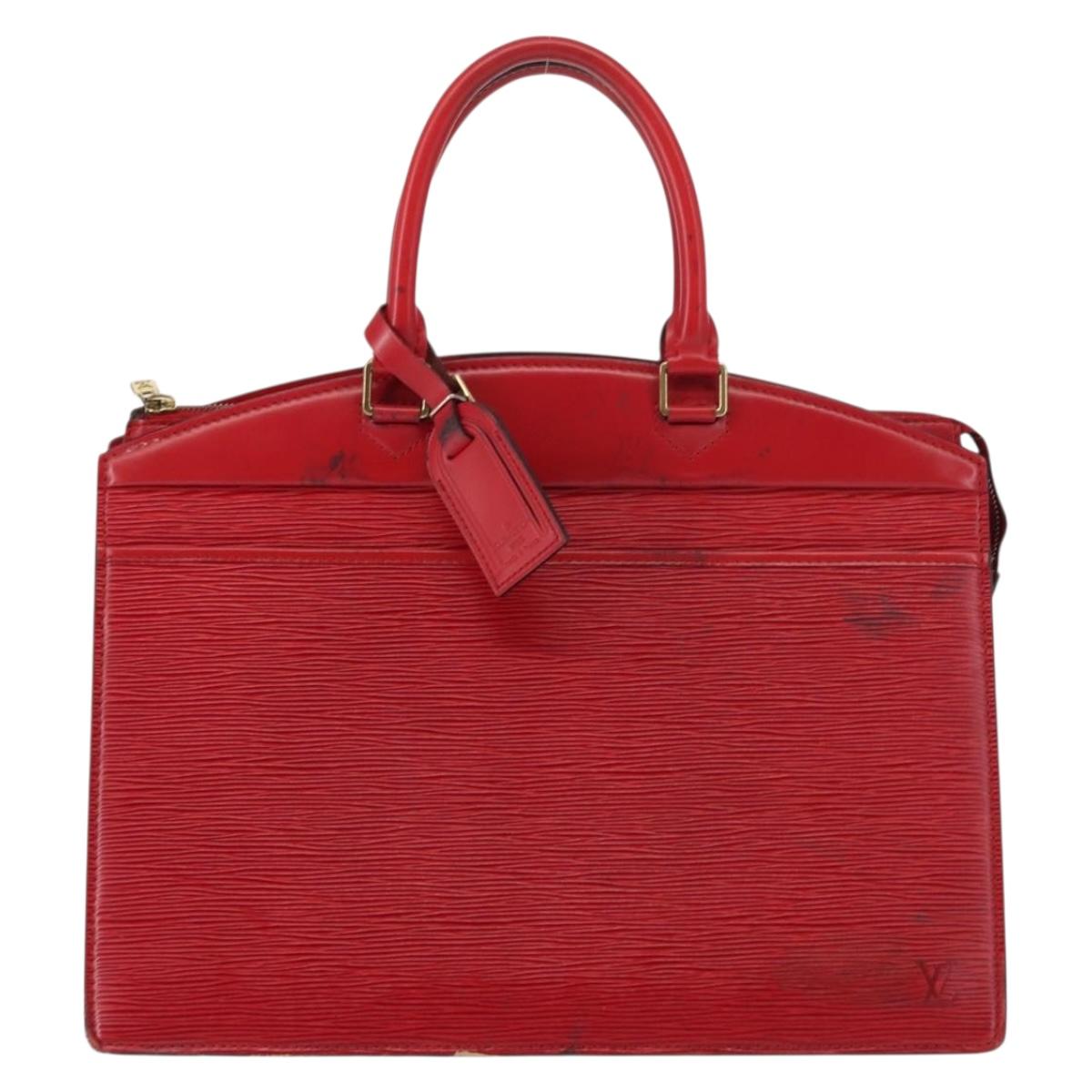 LOUIS VUITTON Epi Riviera Hand Bag Red M48187 LV Auth BA7000