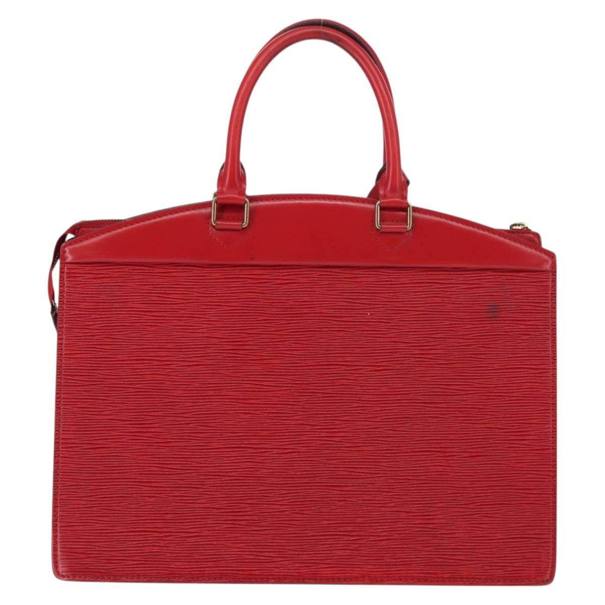 LOUIS VUITTON Epi Riviera Hand Bag Red M48187 LV Auth BA7000