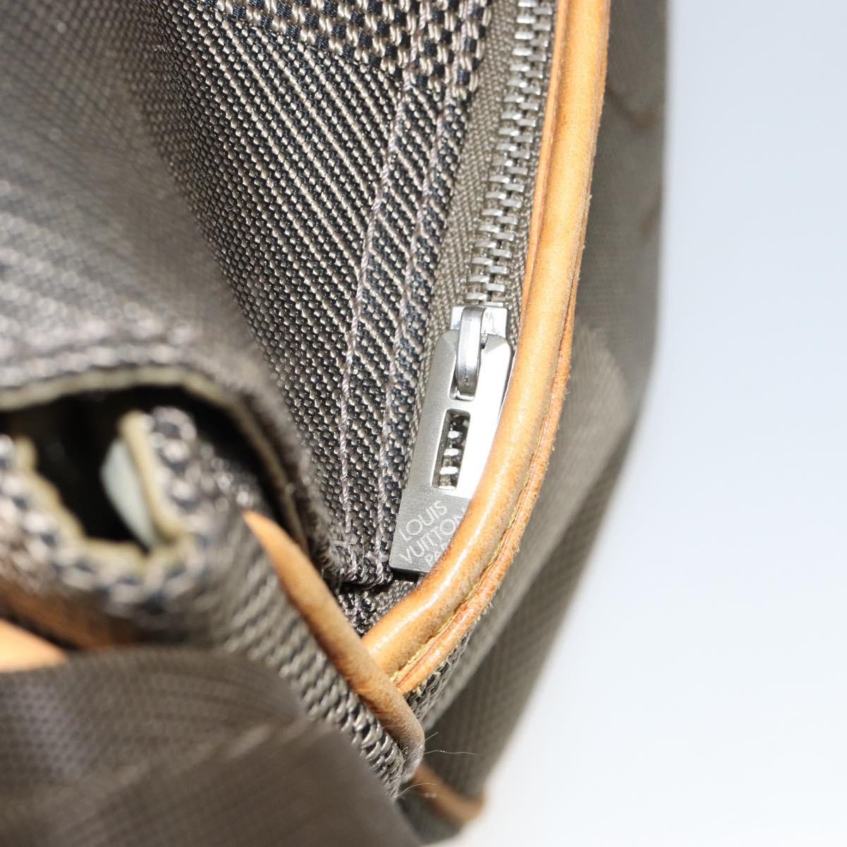 LOUIS VUITTON Damier Geant Petite Message Shoulder Bag Tail M93617 Auth BA7006