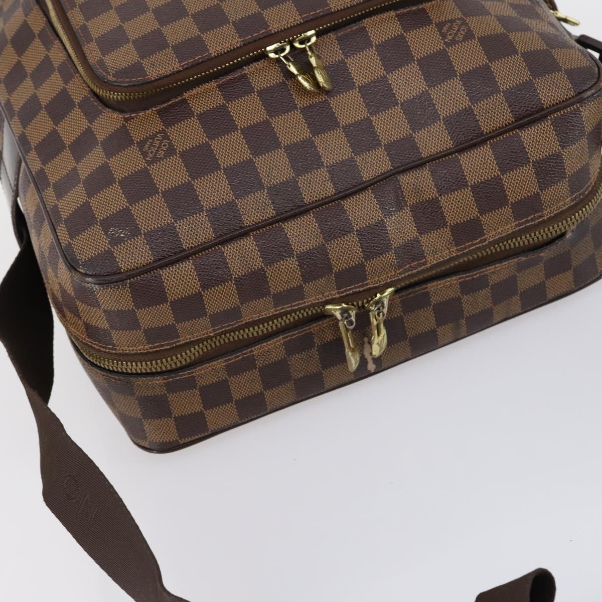 LOUIS VUITTON Damier Ebene Olaf GM Shoulder Bag N41440 LV Auth BA7008