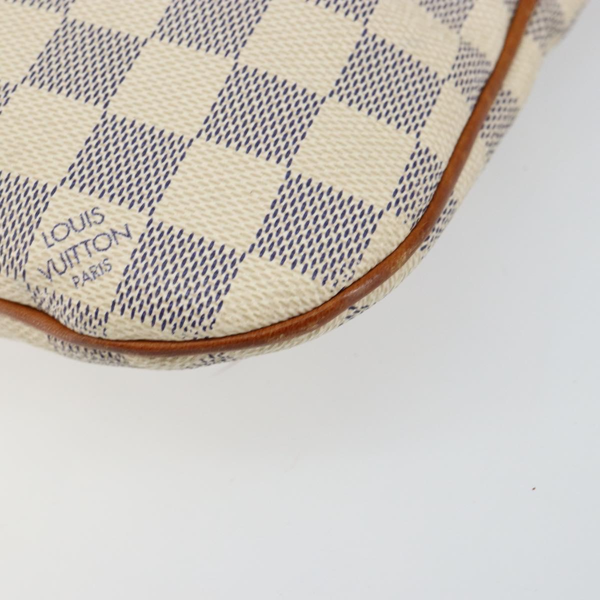 LOUIS VUITTON Damier Azur Pochette Bosphore Shoulder Bag N51112 LV Auth BA7009