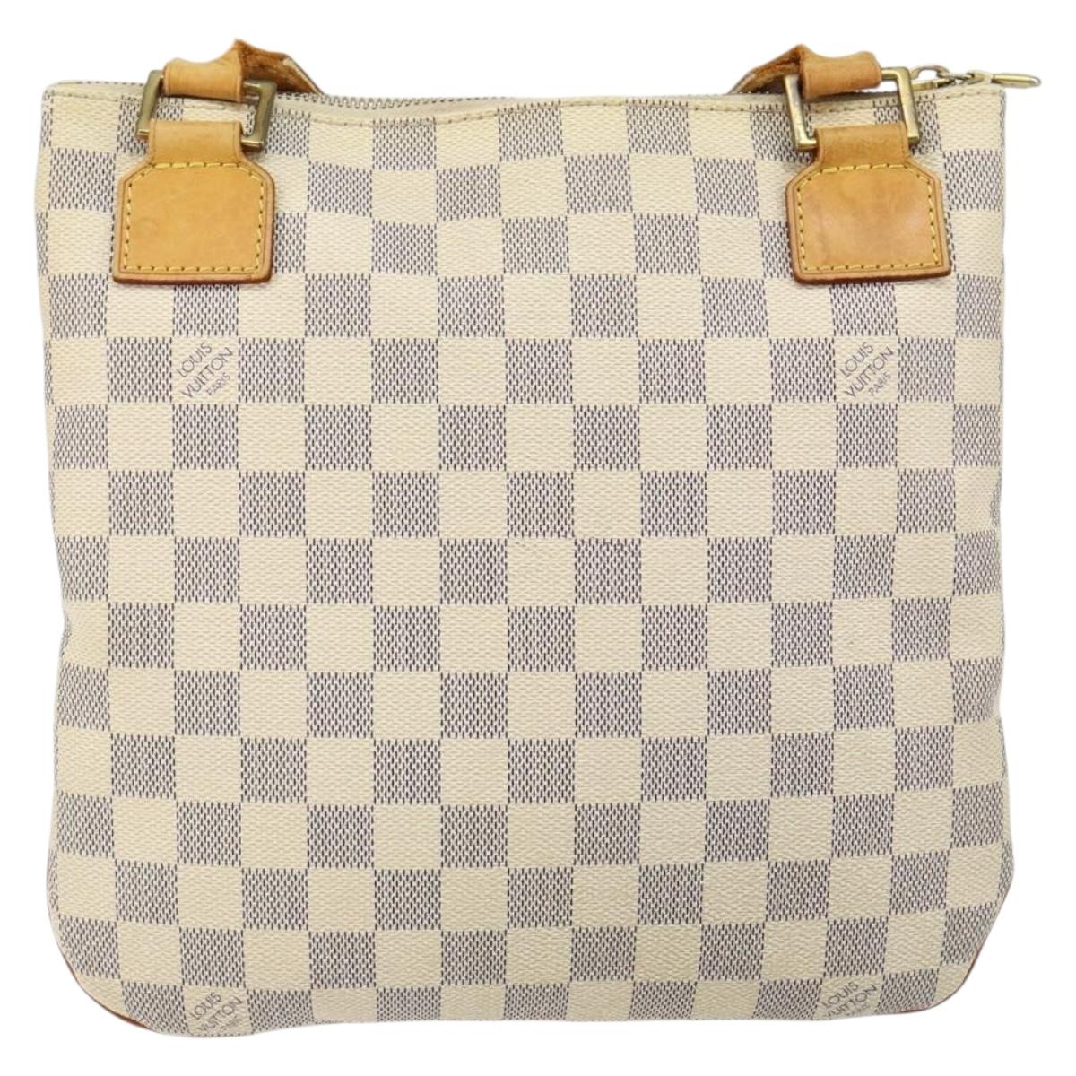 LOUIS VUITTON Damier Azur Pochette Bosphore Shoulder Bag N51112 LV Auth BA7009