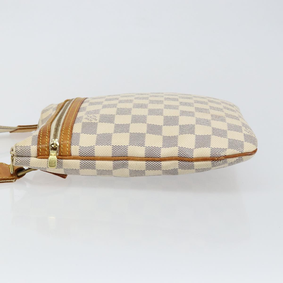 LOUIS VUITTON Damier Azur Pochette Bosphore Shoulder Bag N51112 LV Auth BA7009