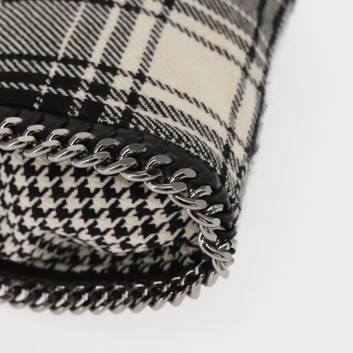 Stella MacCartney Chain Falabella Bag Polyester 2way Black 371223 Auth BA7040