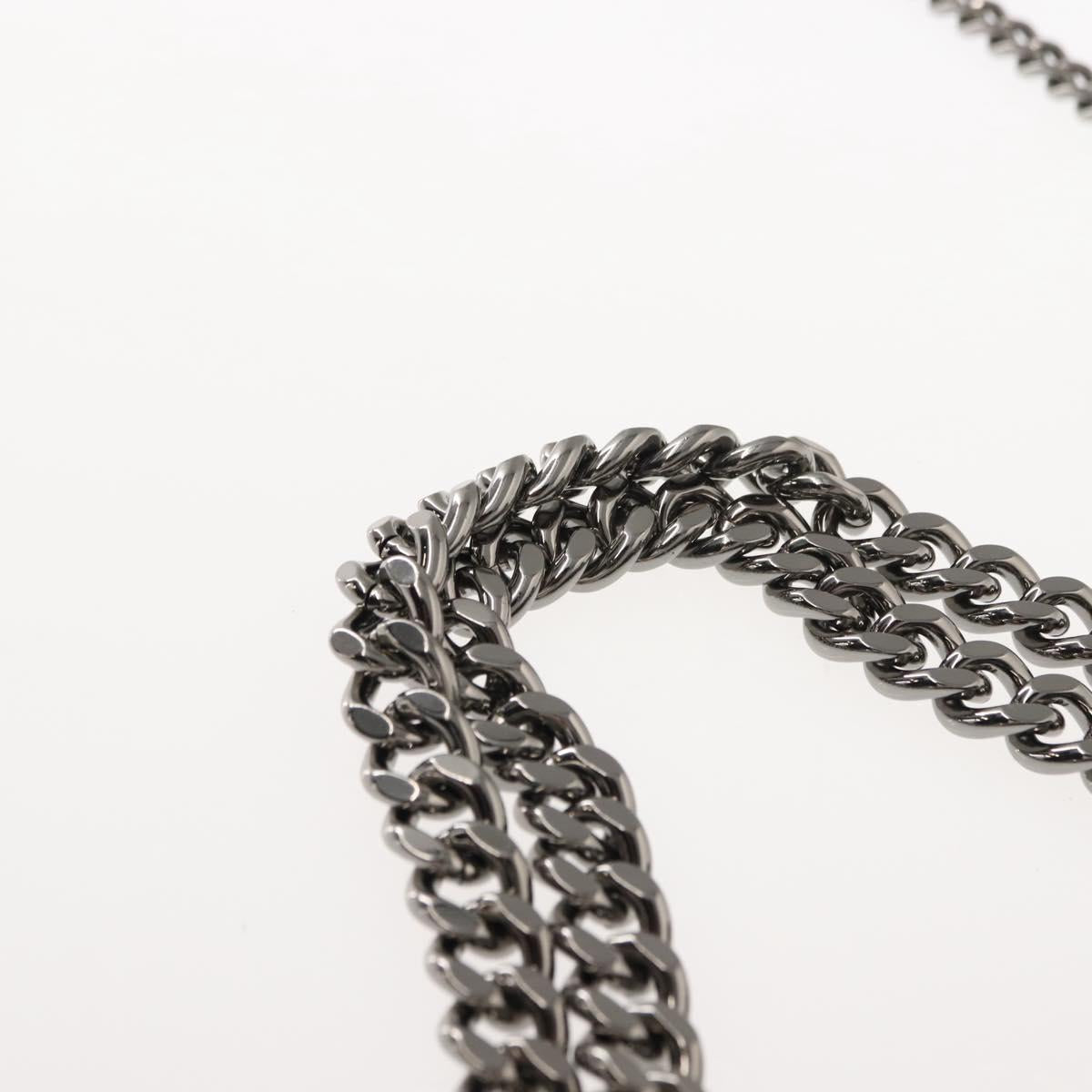 Stella MacCartney Chain Falabella Bag Polyester 2way Black 371223 Auth BA7040