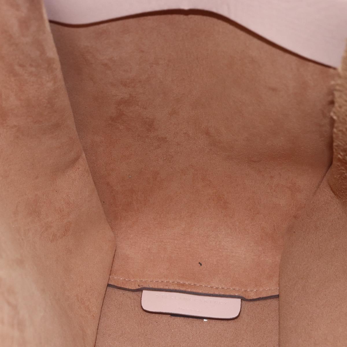 Stella MacCartney Tote Bag Leather Beige 502793 Auth BA7042