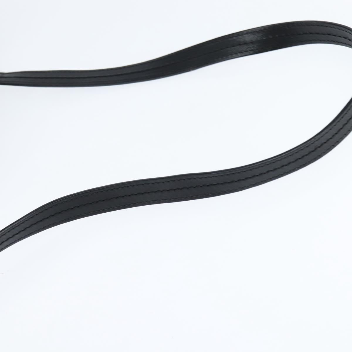 Chloe Alice Hand Bag Leather 2way Black Gold Auth BA7070