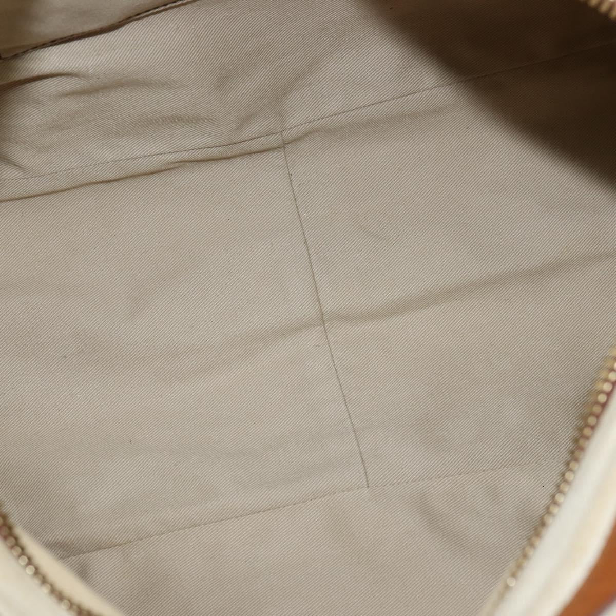 Chloe Margaret Hand Bag Leather 2way Brown Gold Auth BA7073