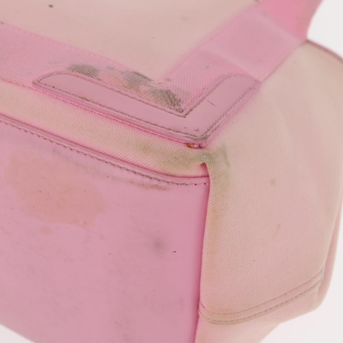 BALENCIAGA Cabas S Hand Bag Canvas Pink Auth BA7091