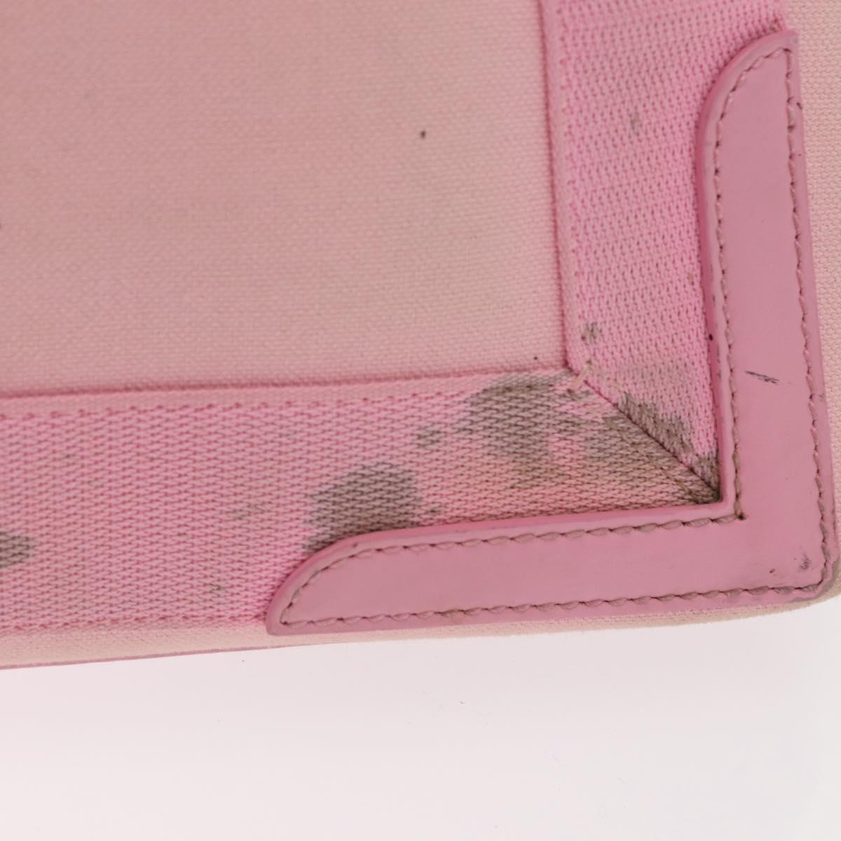 BALENCIAGA Cabas S Hand Bag Canvas Pink Auth BA7091