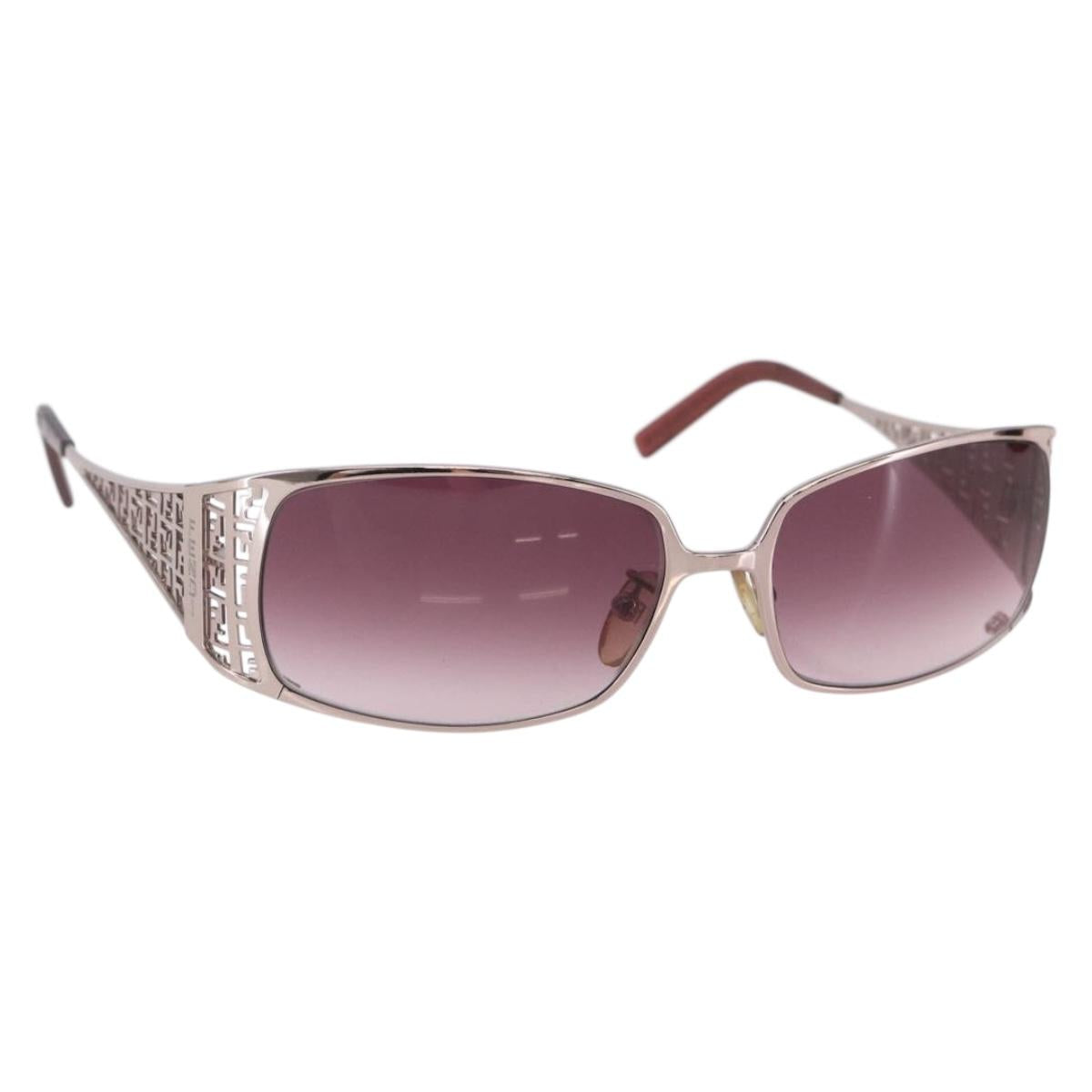 FENDI Sunglasses Plastic Pink Auth BA7101