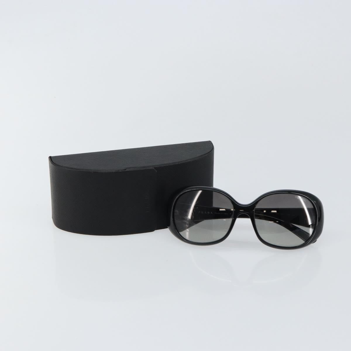 PRADA Sunglasses Plastic Black Auth BA7102