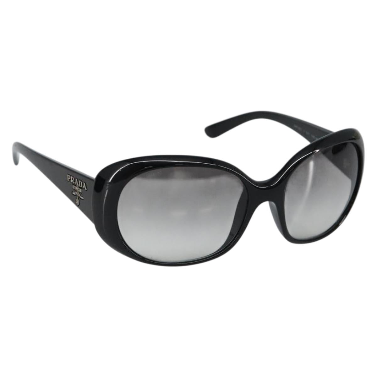 PRADA Sunglasses Plastic Black Auth BA7102