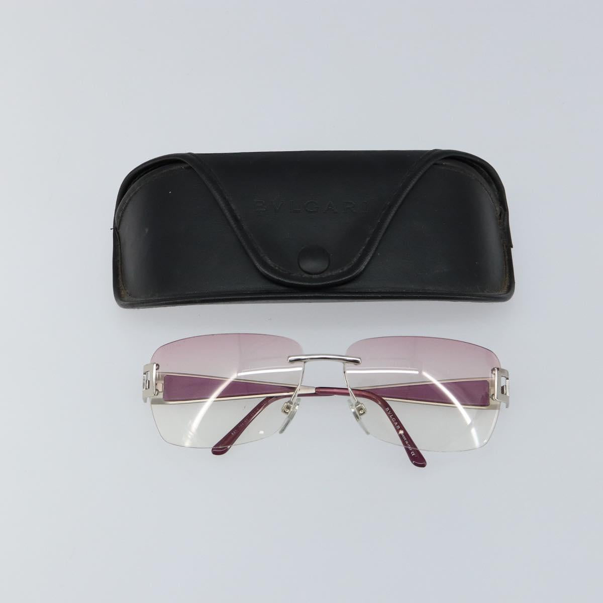 BVLGARI Sunglasses Plastic Pink Auth BA7103