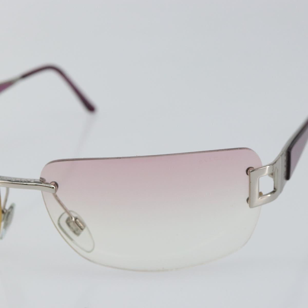 BVLGARI Sunglasses Plastic Pink Auth BA7103