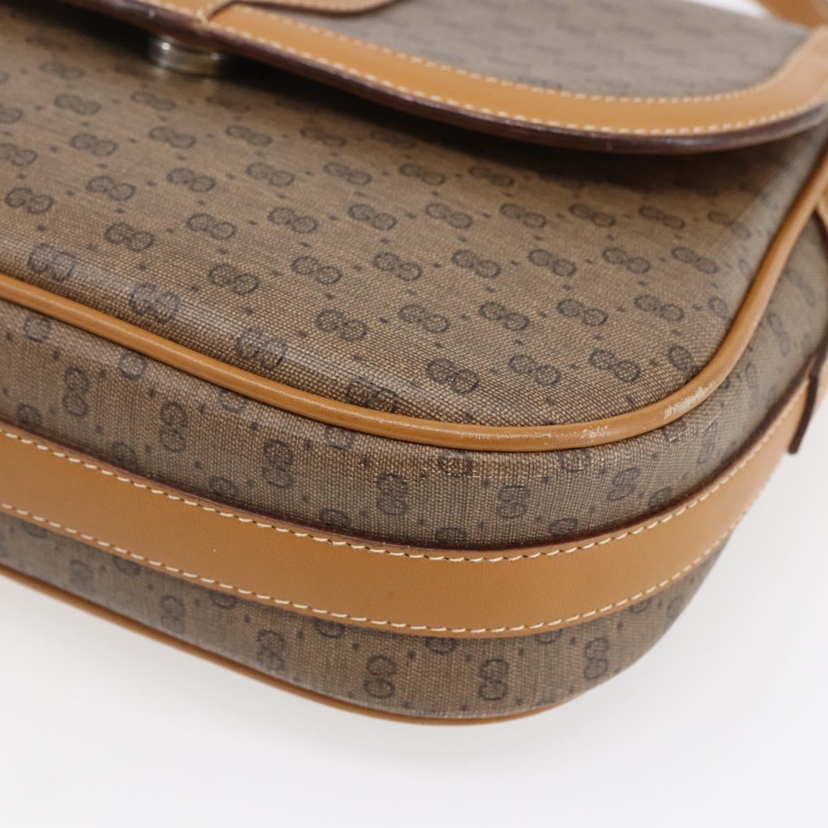 GUCCI Micro GG Supreme Web Sherry Line Bag PVC Beige 001 115 0914 Auth BA7111