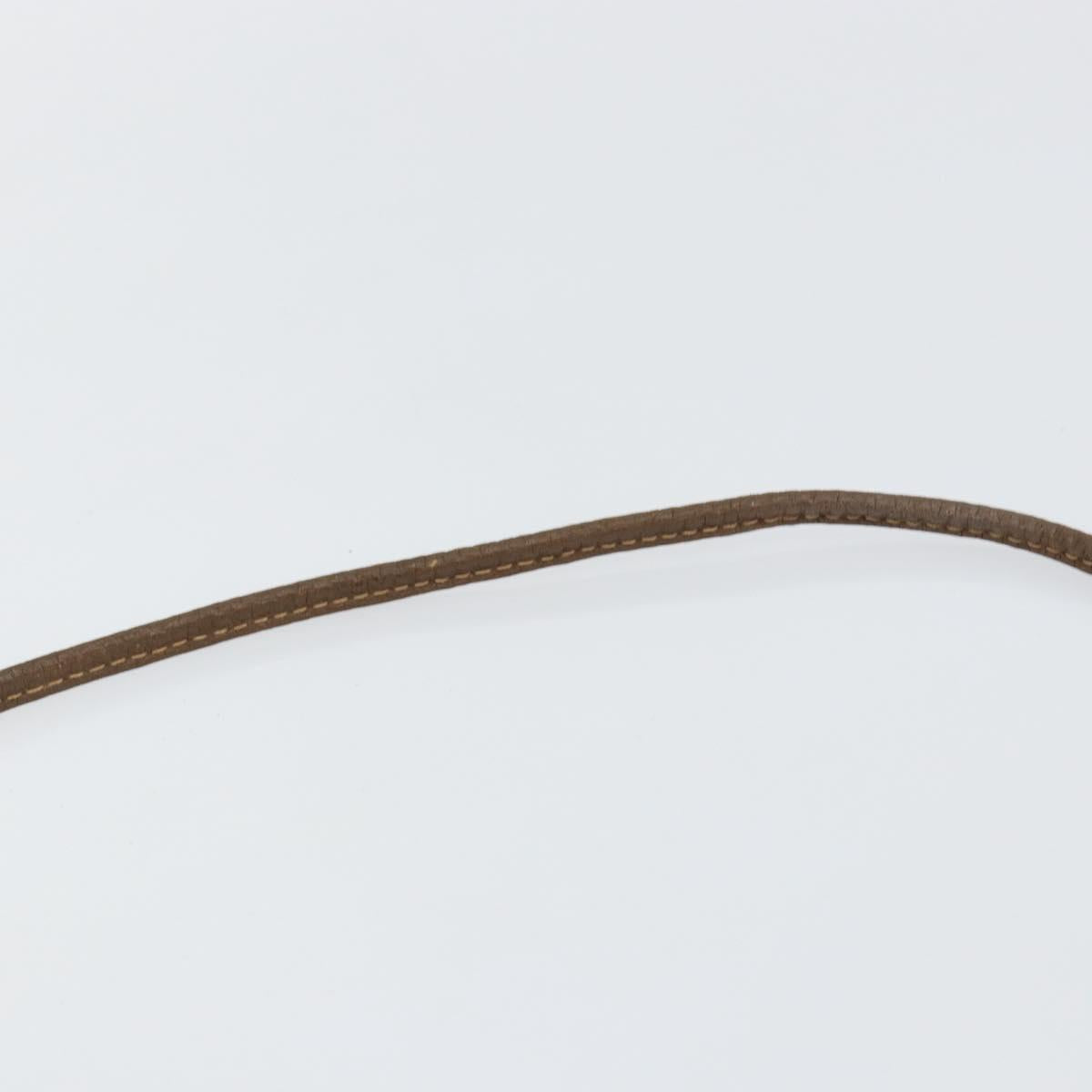 GUCCI GG Supreme Web Sherry Line Bag PVC Beige Gold 89 02 066 Auth BA7117