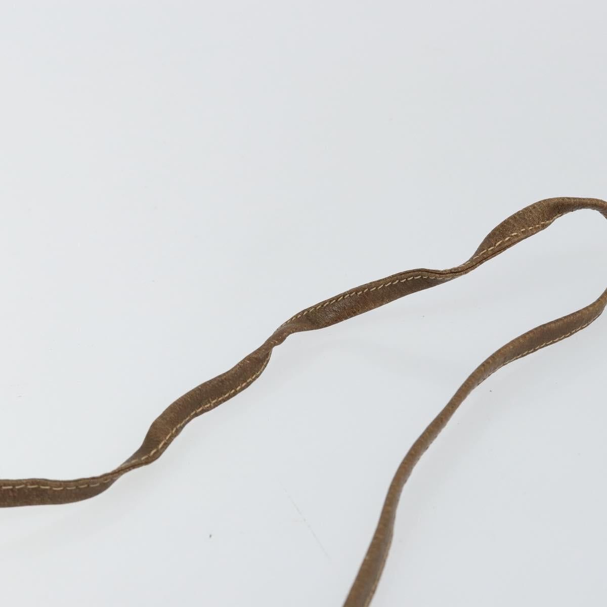 GUCCI GG Supreme Web Sherry Line Bag PVC Beige Gold 904 02 020 Auth BA7124