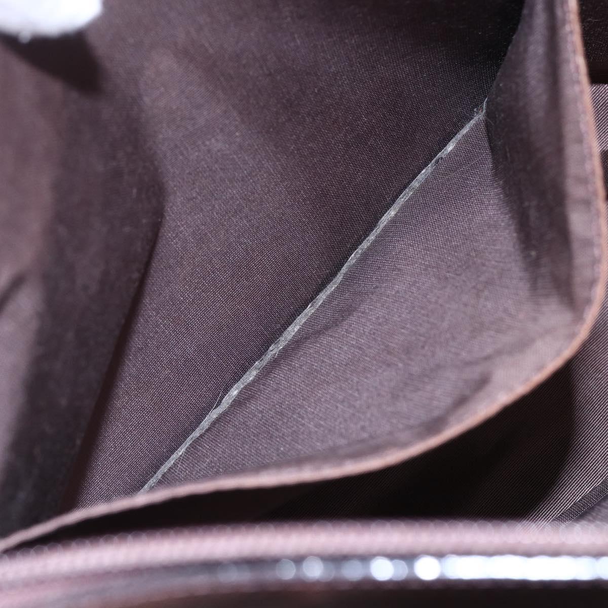 BURBERRY Nova Check Tote Bag Canvas Beige Silver Auth BA7138