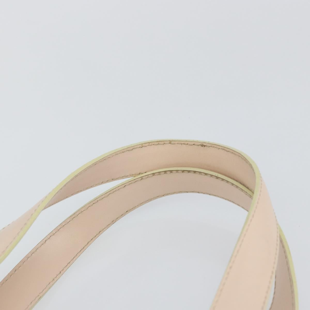 CHANEL New Travel Line Tote Bag Nylon Beige Gold CC Auth BA7141