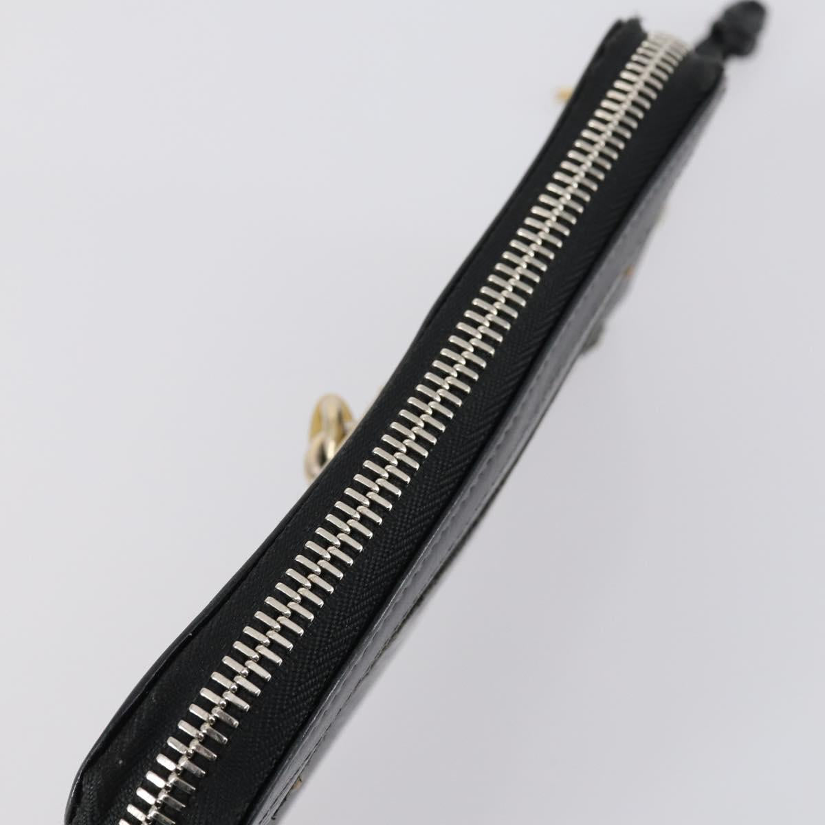 Chloe Hand Bag Leather 2Set Black Silver Auth BA7152