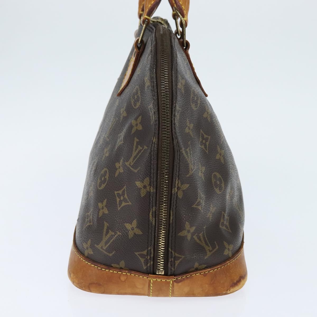 LOUIS VUITTON Monogram Alma Hand Bag M51130 LV Auth BA7155