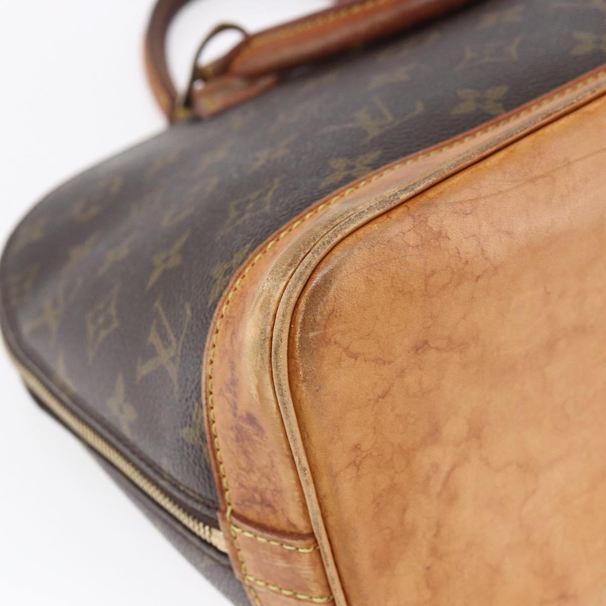 LOUIS VUITTON Monogram Alma Hand Bag M51130 LV Auth BA7157