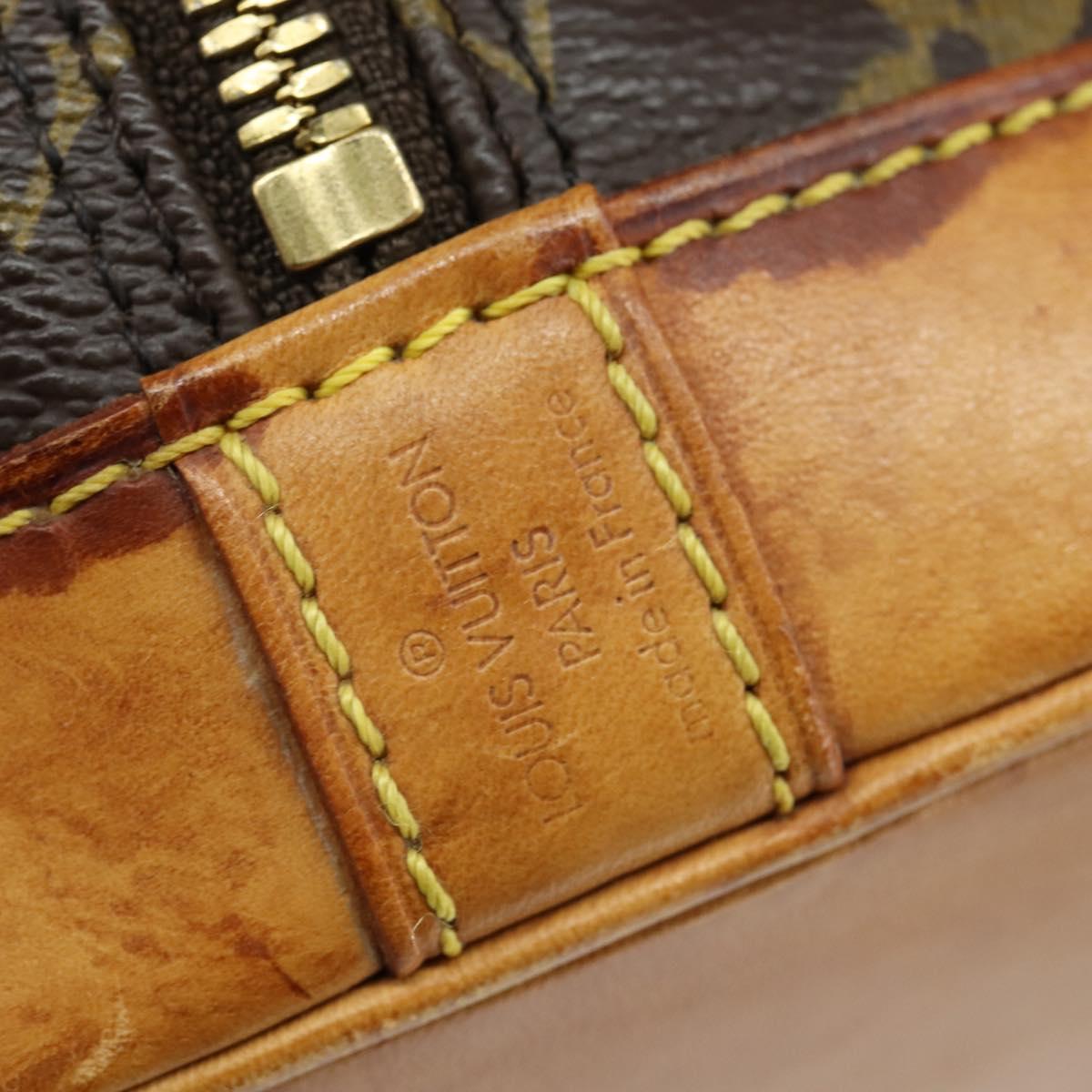 LOUIS VUITTON Monogram Alma Hand Bag M51130 LV Auth BA7158