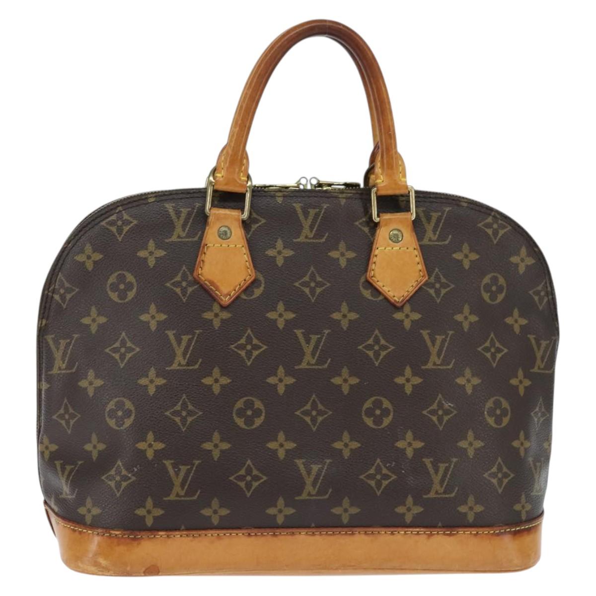 LOUIS VUITTON Monogram Alma Hand Bag M51130 LV Auth BA7158