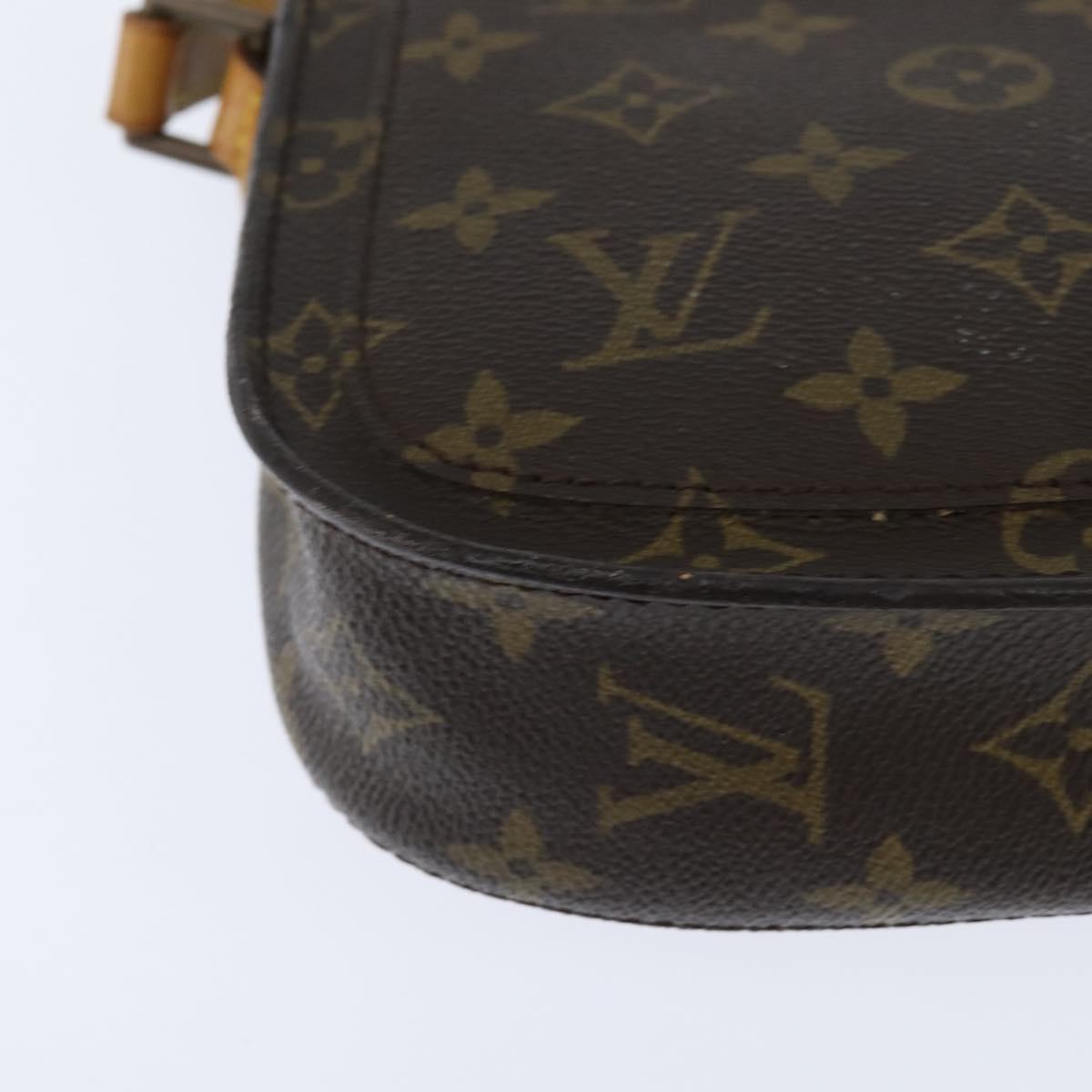 LOUIS VUITTON Monogram Saint Cloud PM Shoulder Bag M51244 LV Auth BA7165