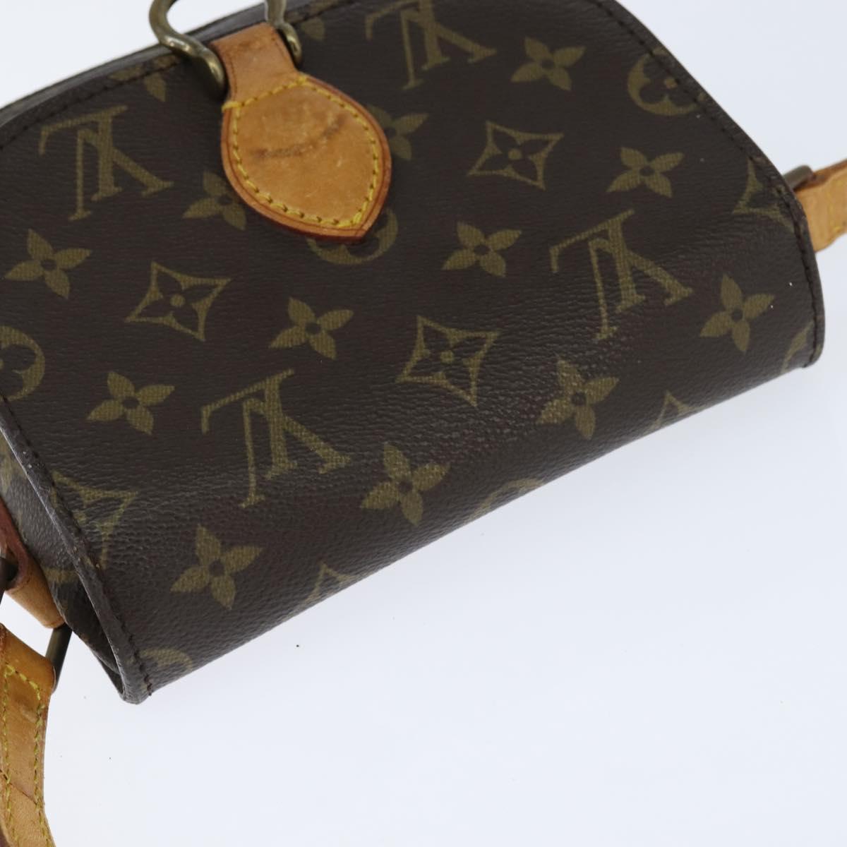 LOUIS VUITTON Monogram Saint Cloud PM Shoulder Bag M51244 LV Auth BA7165