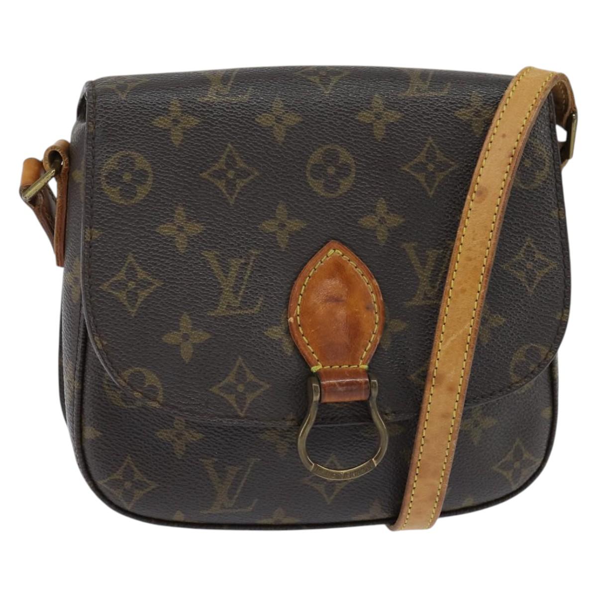 LOUIS VUITTON Monogram Saint Cloud MM Shoulder Bag M51243 LV Auth BA7166