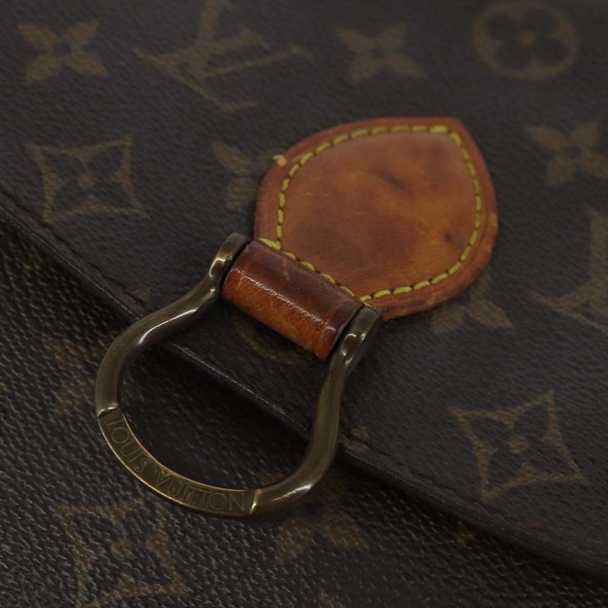 LOUIS VUITTON Monogram Saint Cloud MM Shoulder Bag M51243 LV Auth BA7166