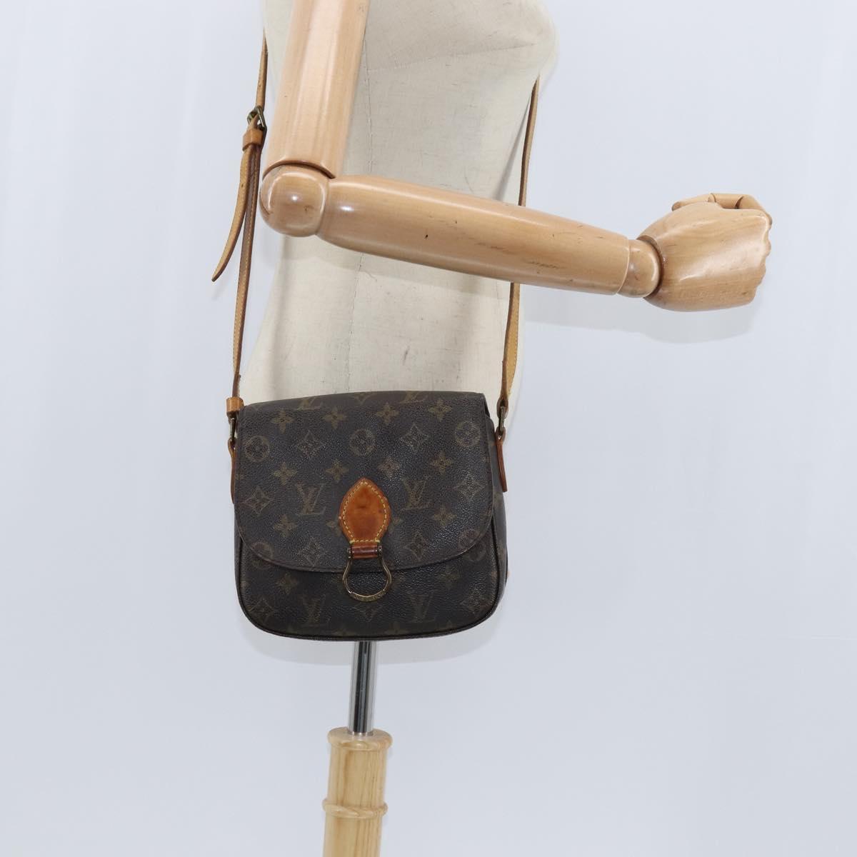 LOUIS VUITTON Monogram Saint Cloud MM Shoulder Bag M51243 LV Auth BA7166