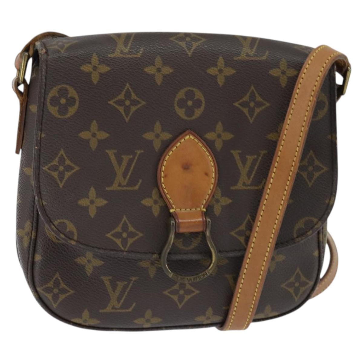 LOUIS VUITTON Monogram Saint Cloud MM Shoulder Bag M51243 LV Auth BA7167