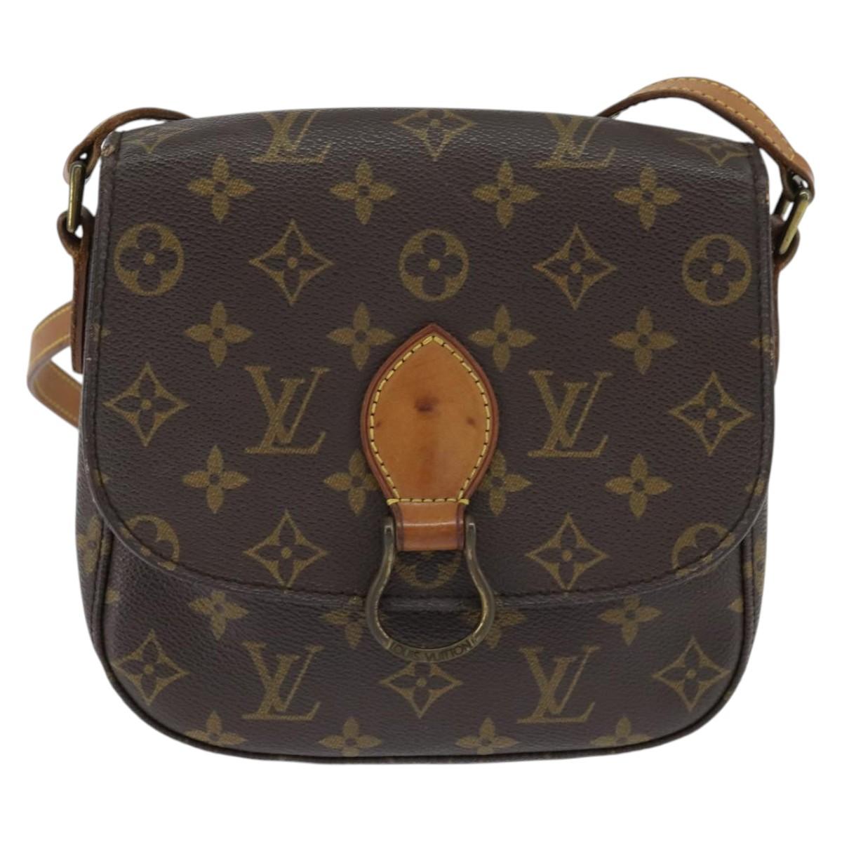 LOUIS VUITTON Monogram Saint Cloud MM Shoulder Bag M51243 LV Auth BA7167