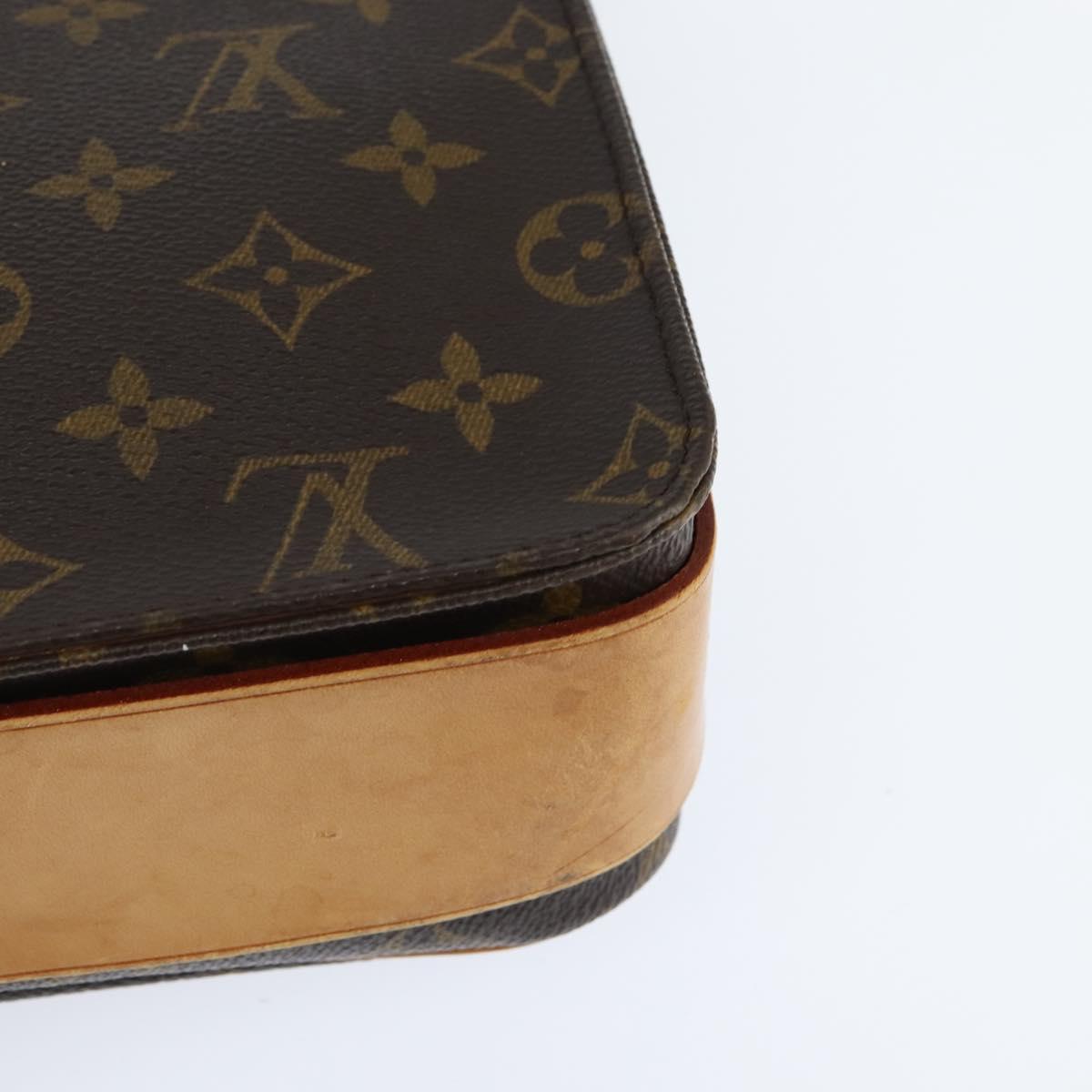 LOUIS VUITTON Monogram Cartouchiere GM Shoulder Bag M51252 LV Auth BA7168