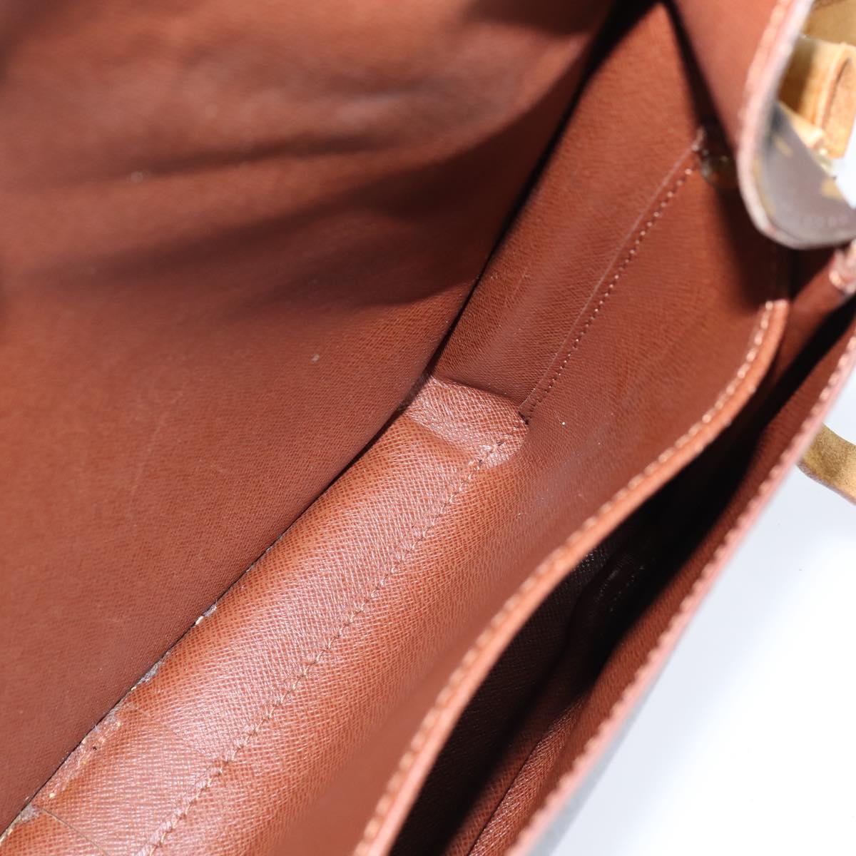 LOUIS VUITTON Monogram Cartouchiere GM Shoulder Bag M51252 LV Auth BA7168