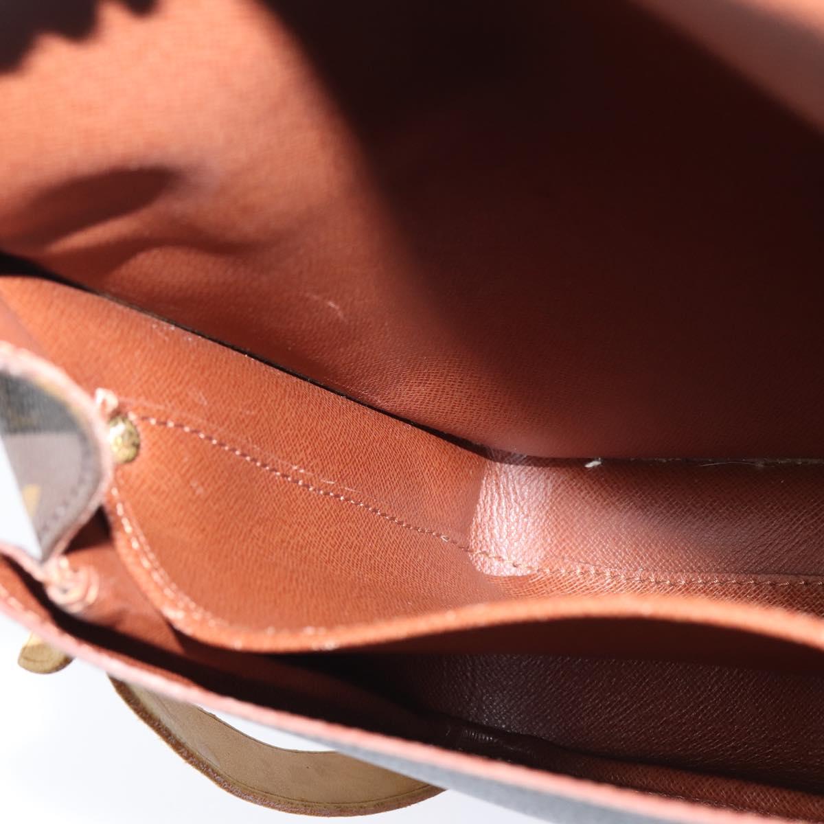 LOUIS VUITTON Monogram Cartouchiere GM Shoulder Bag M51252 LV Auth BA7168