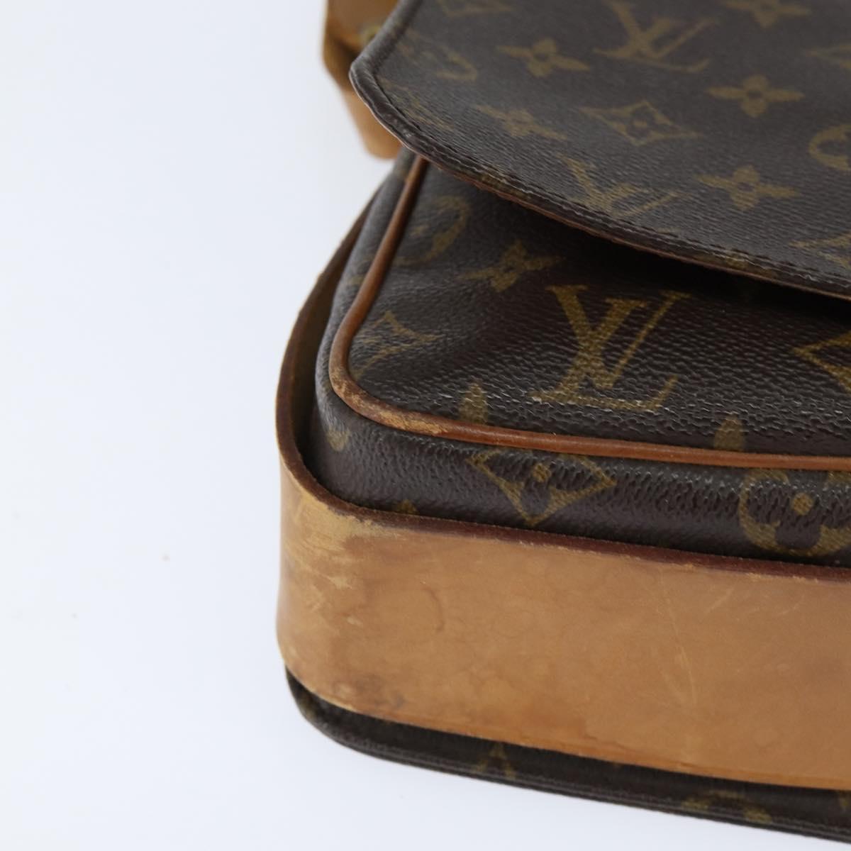 LOUIS VUITTON Monogram Cartouchiere GM Shoulder Bag M51252 LV Auth BA7169